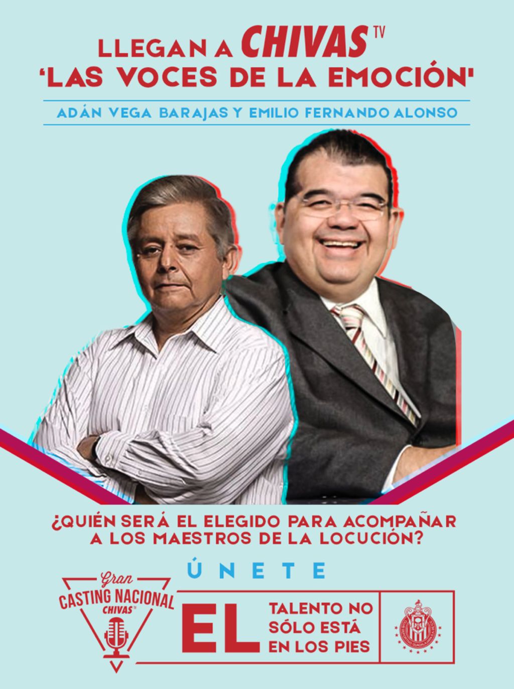 Contratan a Emilio Fernando Alonso como narrador de Chivas TV