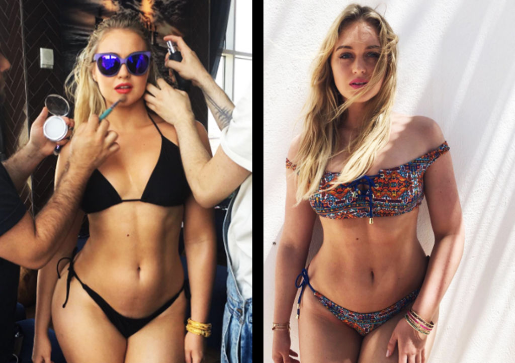 Iskra Lawrence emula a Lea Michele en revista