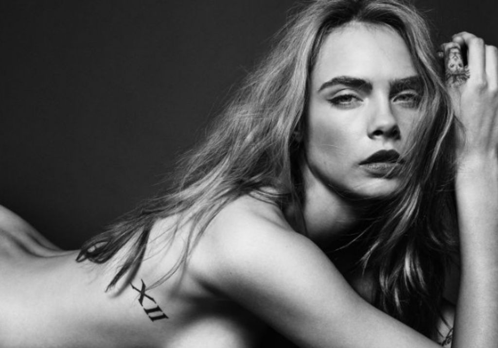 Delevingne posa al natural para Esquire