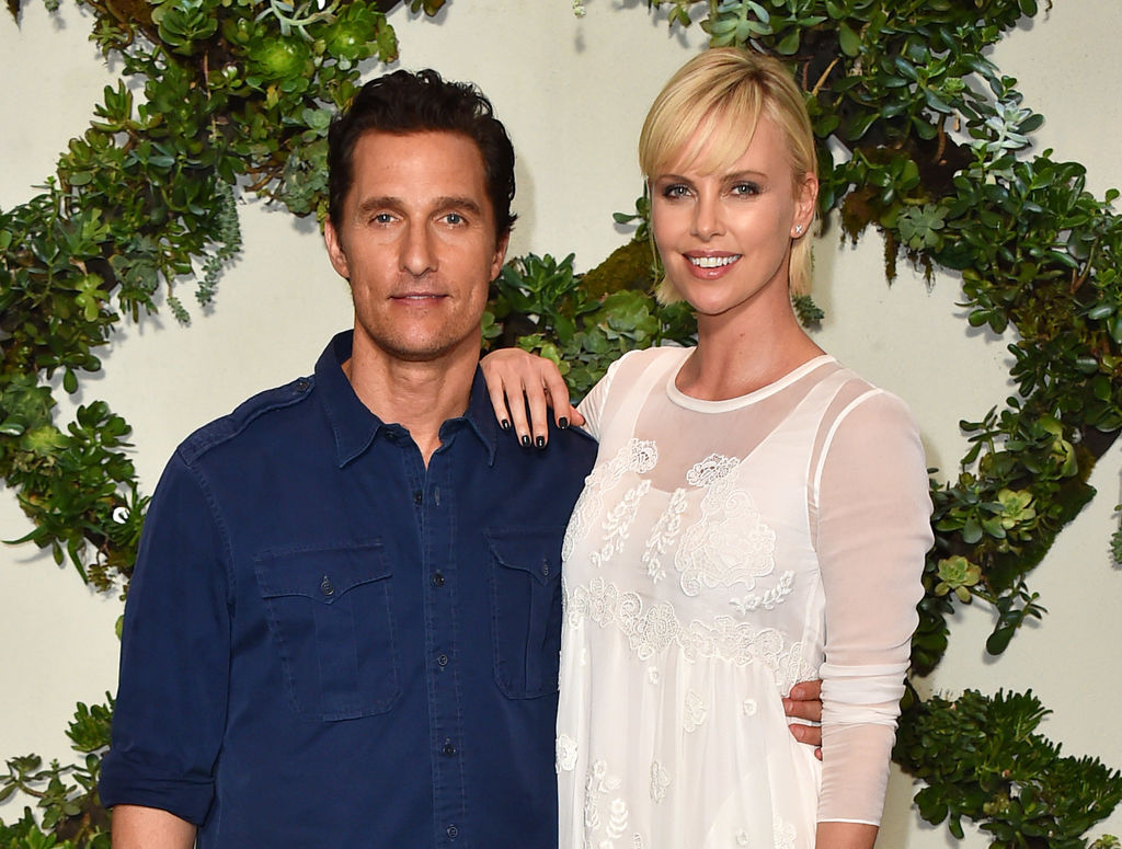 Theron y McConaughey hablan sobre la paternidad
