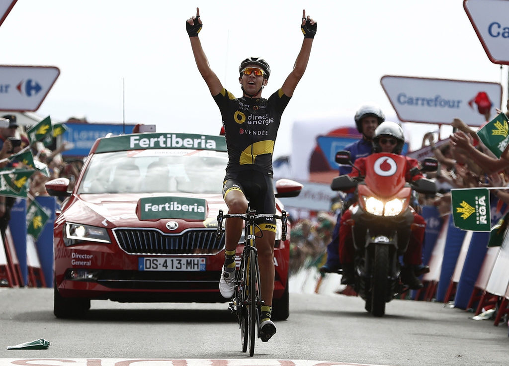 Calmejane gana cuarta etapa de la Vuelta a España