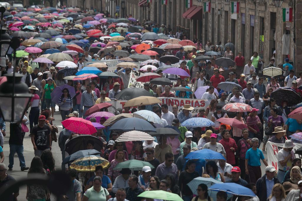CNTE alista marcha en Morelia
