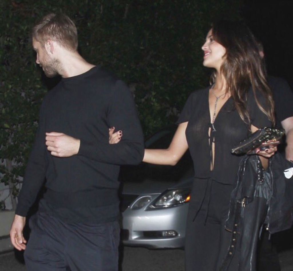 Captan a Eiza González saliendo con Calvin Harris