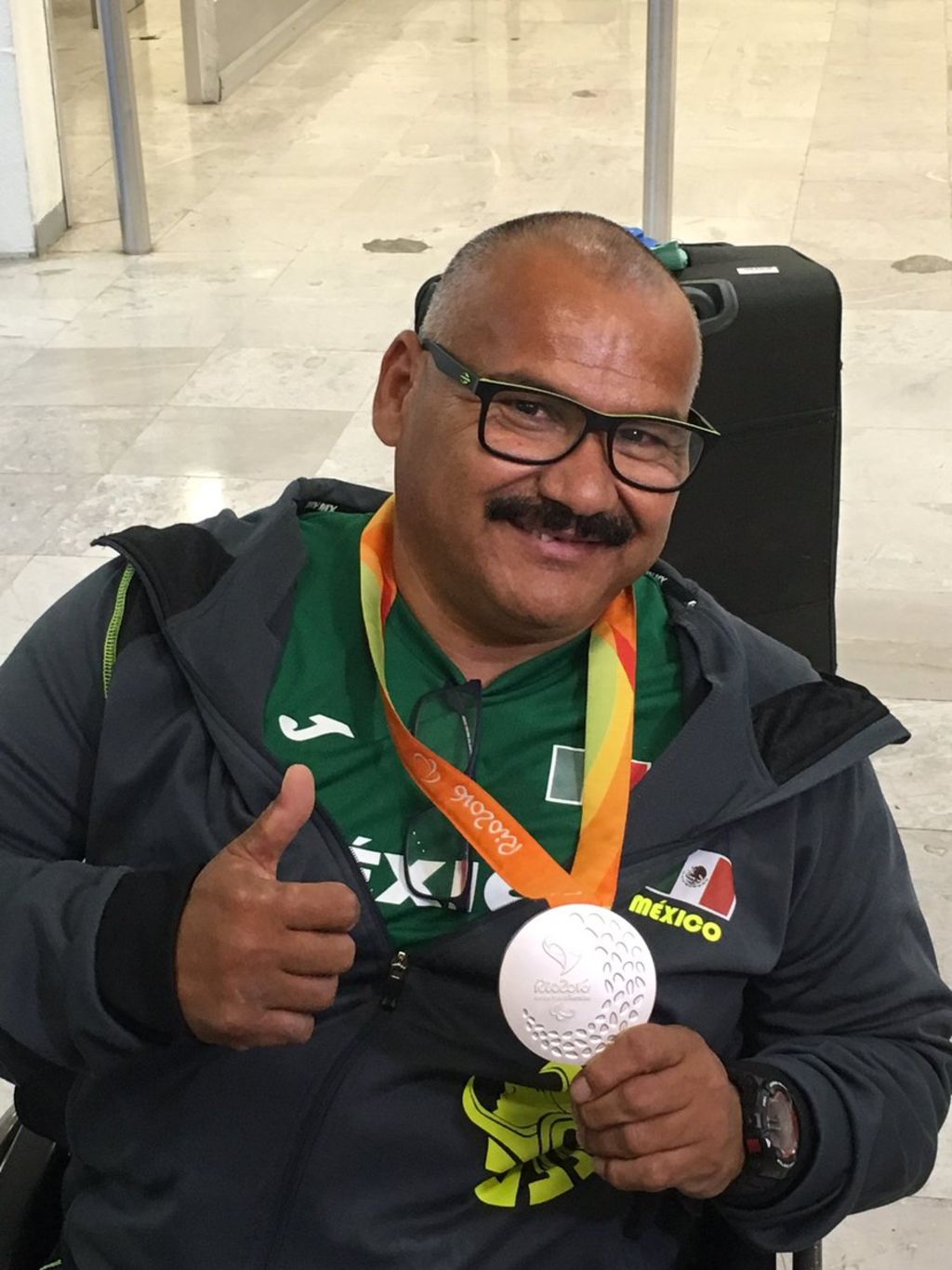 Sorprendido Luis Zepeda por medalla plata en Paralímpicos de Río