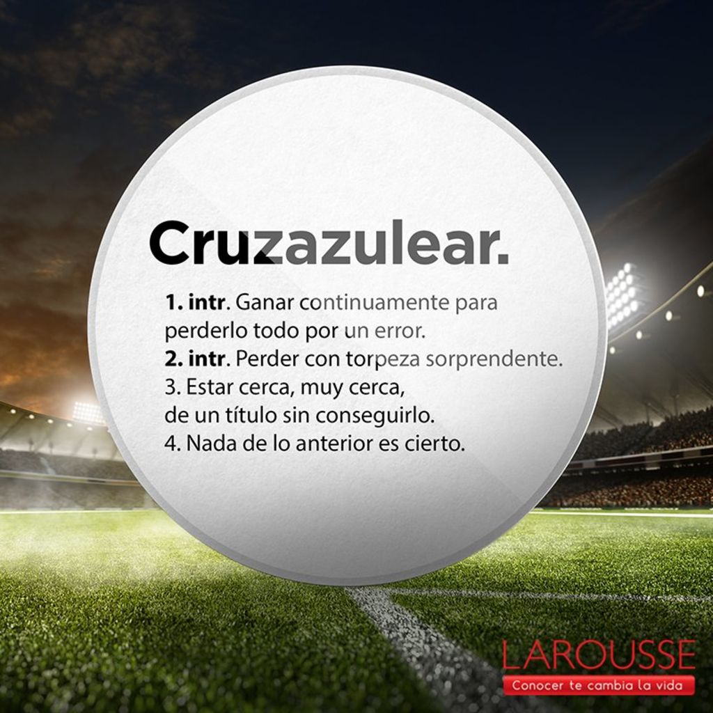 Larousse 'cruzazulea' a La Máquina