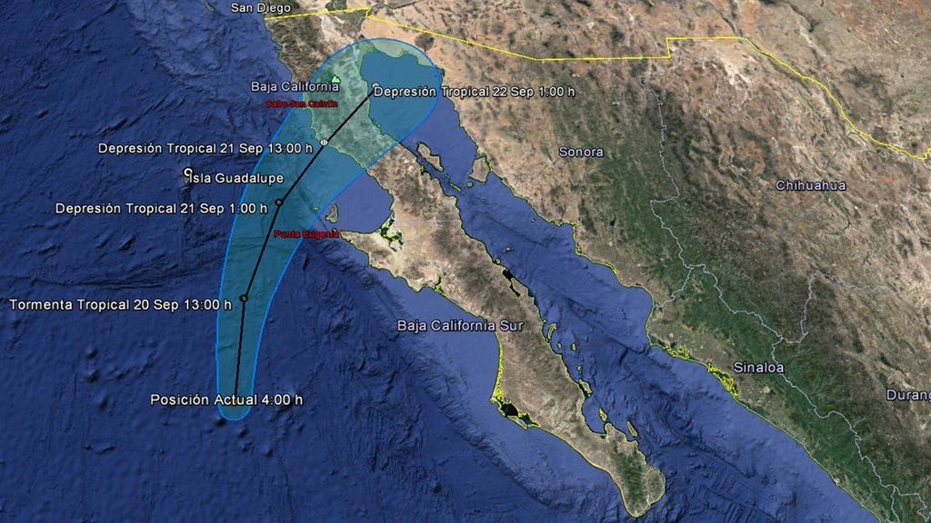 Se degrada 'Paine' a tormenta tropical