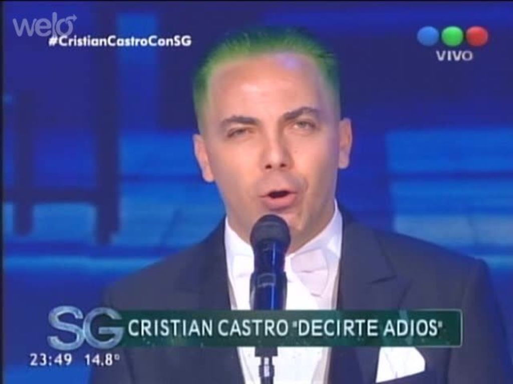 Cristian Castro... ¿el nuevo 'Guasón'?