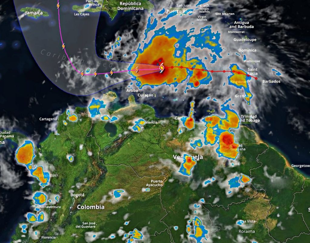 Matthew ya es huracán; avanza en el Caribe sin afectar al país