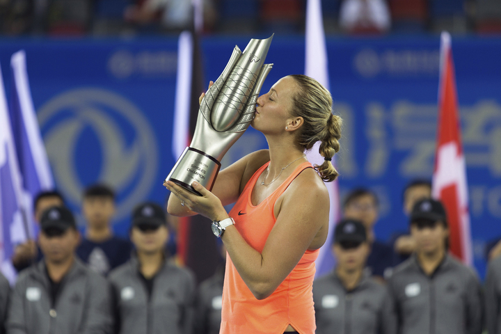 Kvitova conquista el título de Wuhan