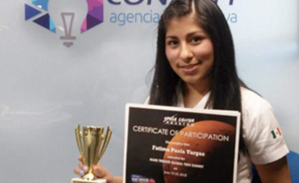 Estudiante mexicana diseña un 'taco espacial'