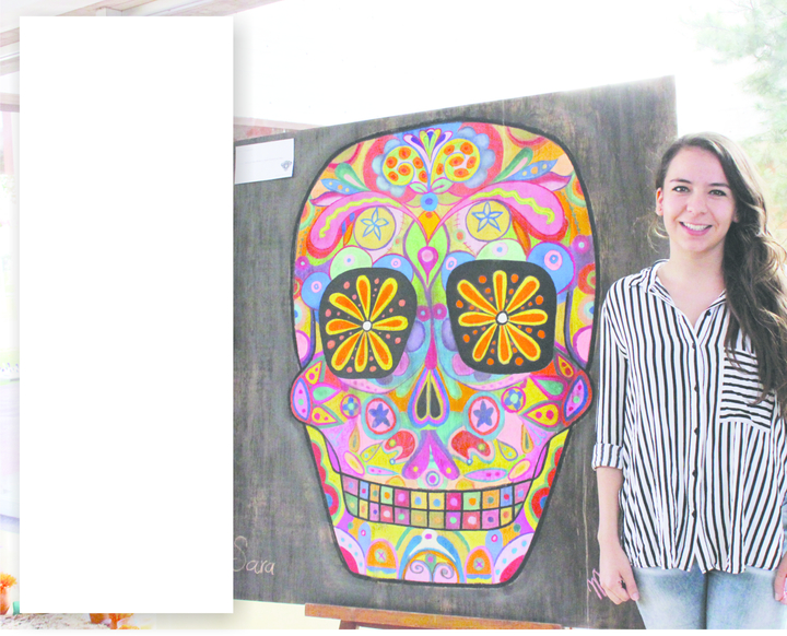 Madonnari en Día de Muertos