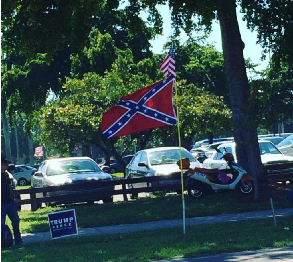 Sancionan a estudiantes en Miami por llevar bandera confederada