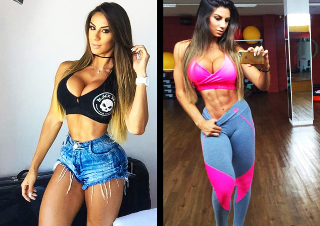 Chica fintess brasileña la 'rompe' en Instagram