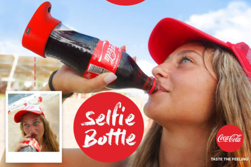 Coca Cola lanza botella para tomarse selfies