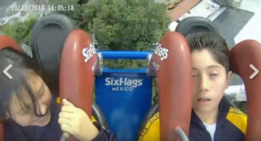Un chico se desmayó cuatro veces en montaña rusa