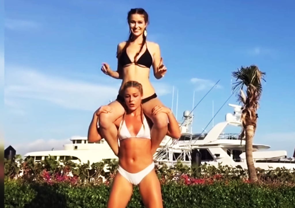 Viralizan video de modelo haciendo sentadillas