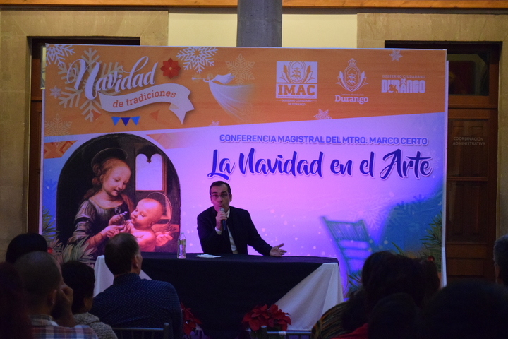 Imparten conferencia 'La Navidad  en el arte' en el Museo de la Ciudad