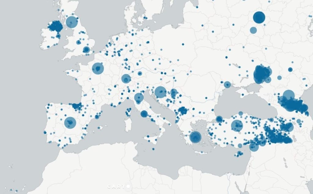 Más de 19 mil muertos en 46 años de terrorismo en Europa