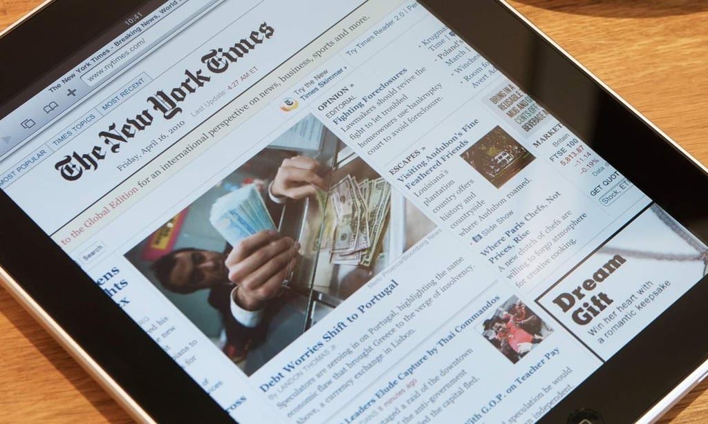 Apple retira al New York Times de su tienda de apps en China