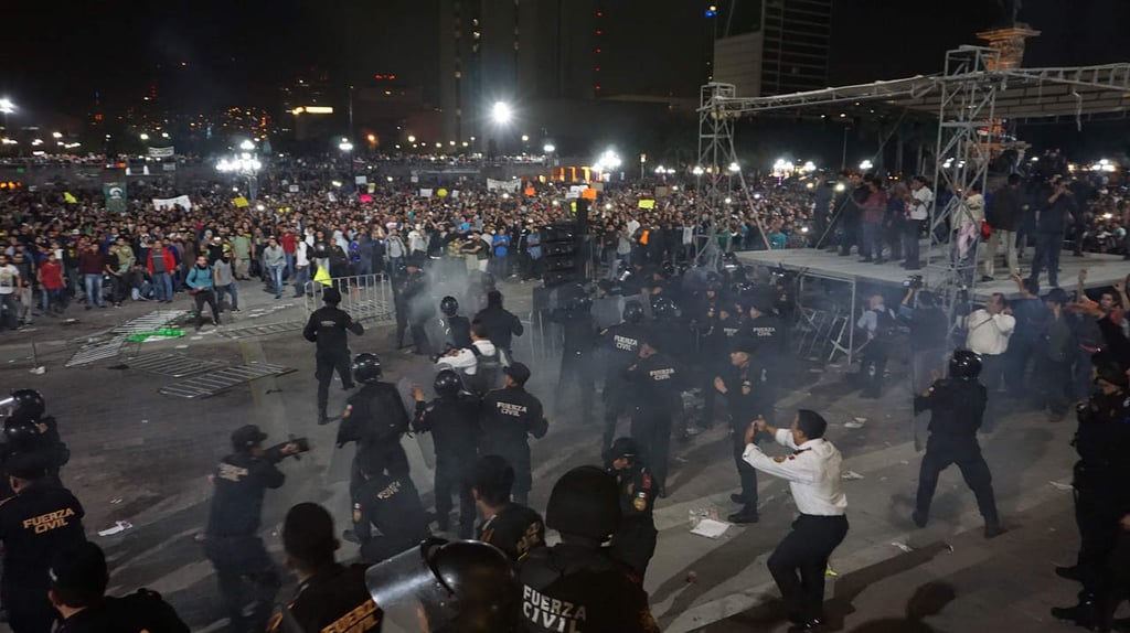 Detienen a 48 personas por disturbios en Nuevo León