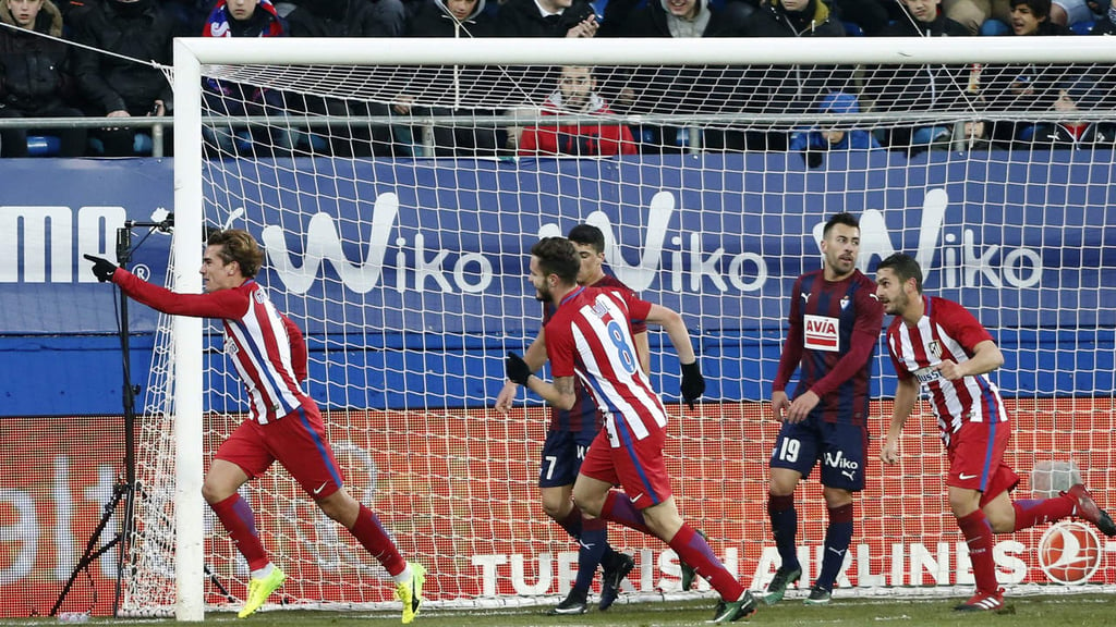 Se impone Atlético 0-2 ante Eibar