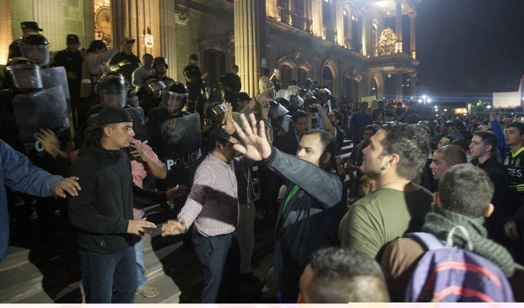 76 personas presas y vinculadas a proceso por disturbios en Monterrey