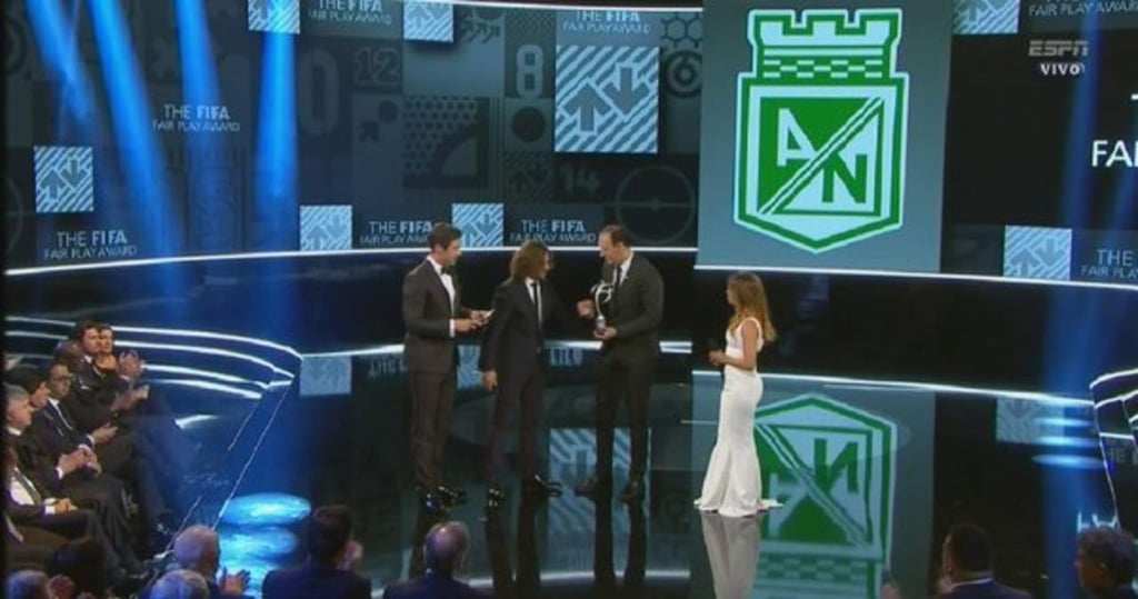 Atlético Nacional  recibe el Premio al Fair Play