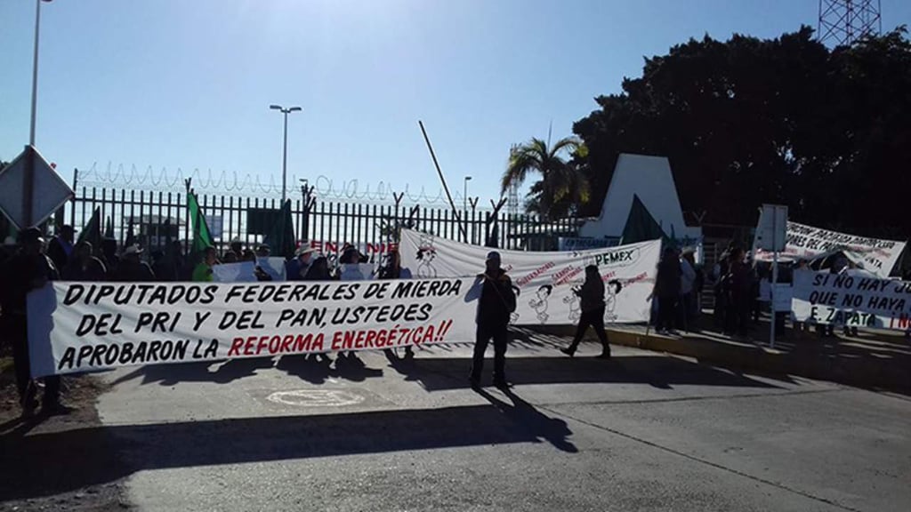 Manifestantes toman instalaciones de Pemex en Sinaloa