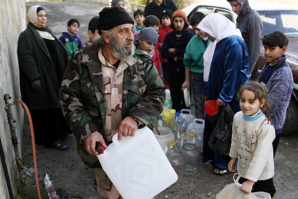 La guerra por el agua de Damasco empaña tregua en Siria