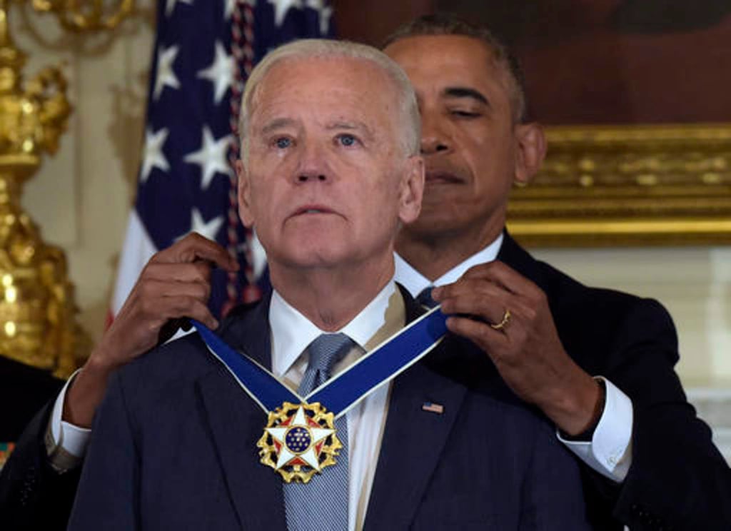 Otorga Obama a Biden la Medalla Presidencial de Libertad