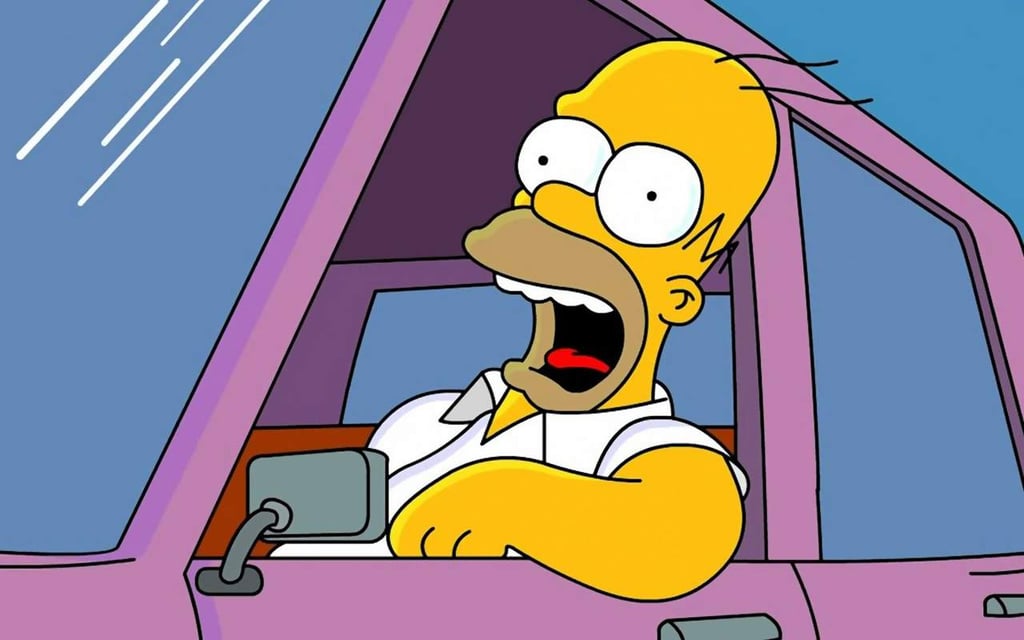 Revelan la marca y modelo del auto de Homero Simpson