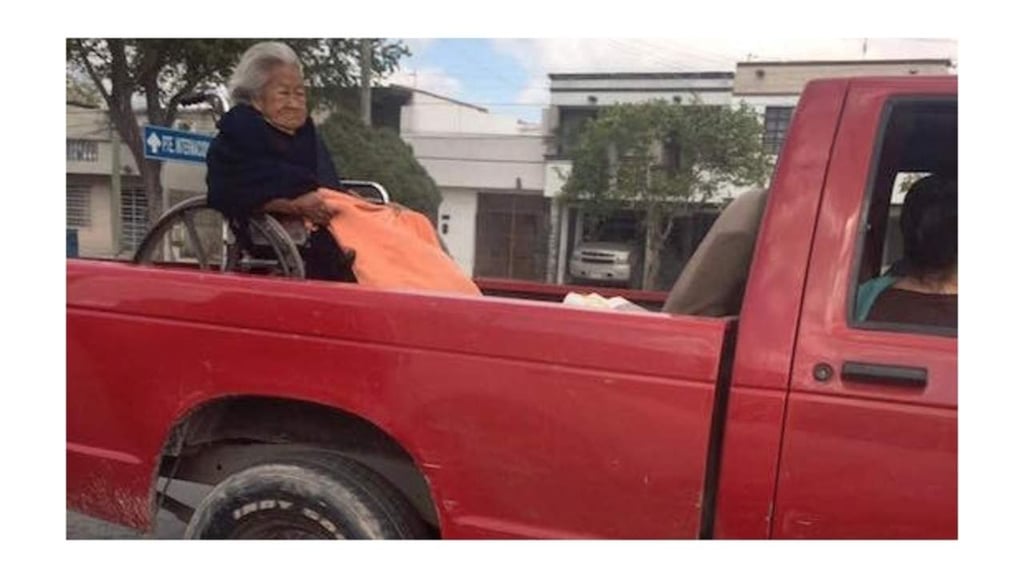Indigna en redes sociales trato a señora en silla de ruedas en Reynosa