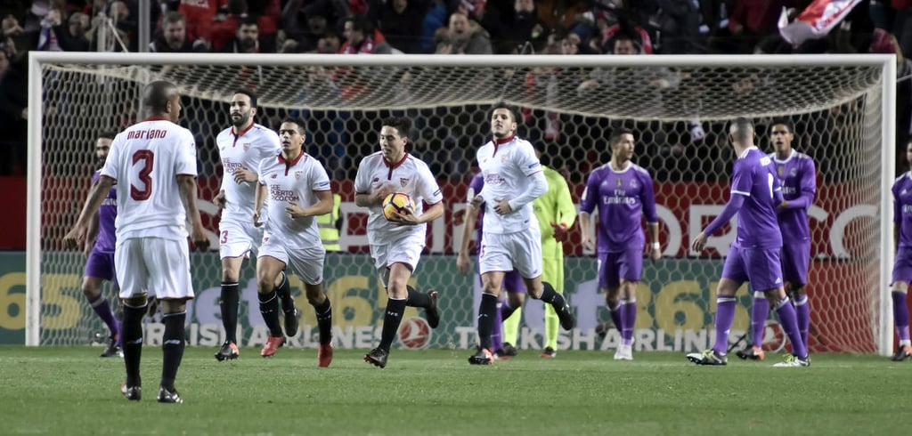 Cae Real Madrid ante Sevilla en último minuto