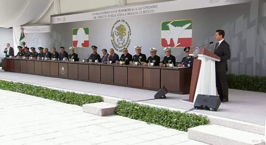 Llama Peña a dar certidumbre jurídica a Fuerzas Armadas