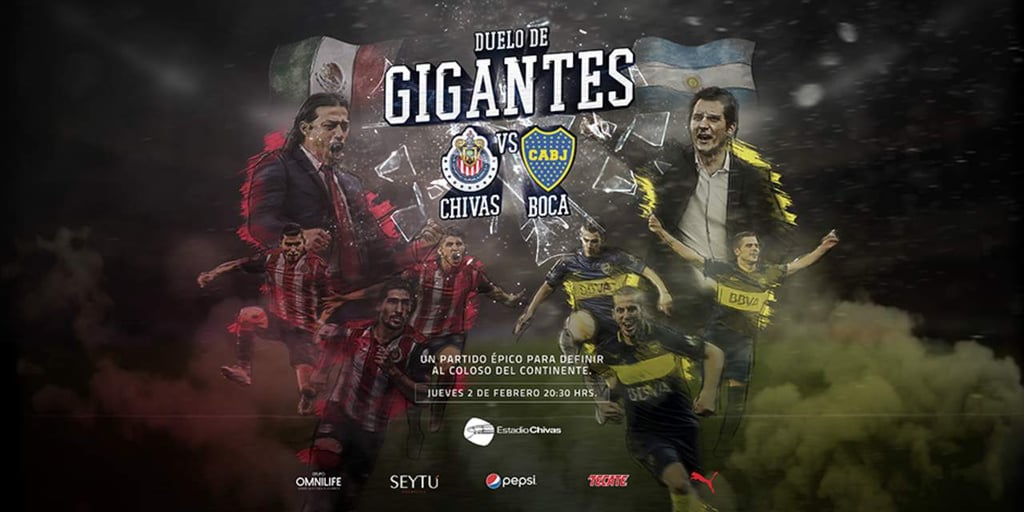 Confirman 'Duelo de Gigantes' entre Chivas y Boca Juniors