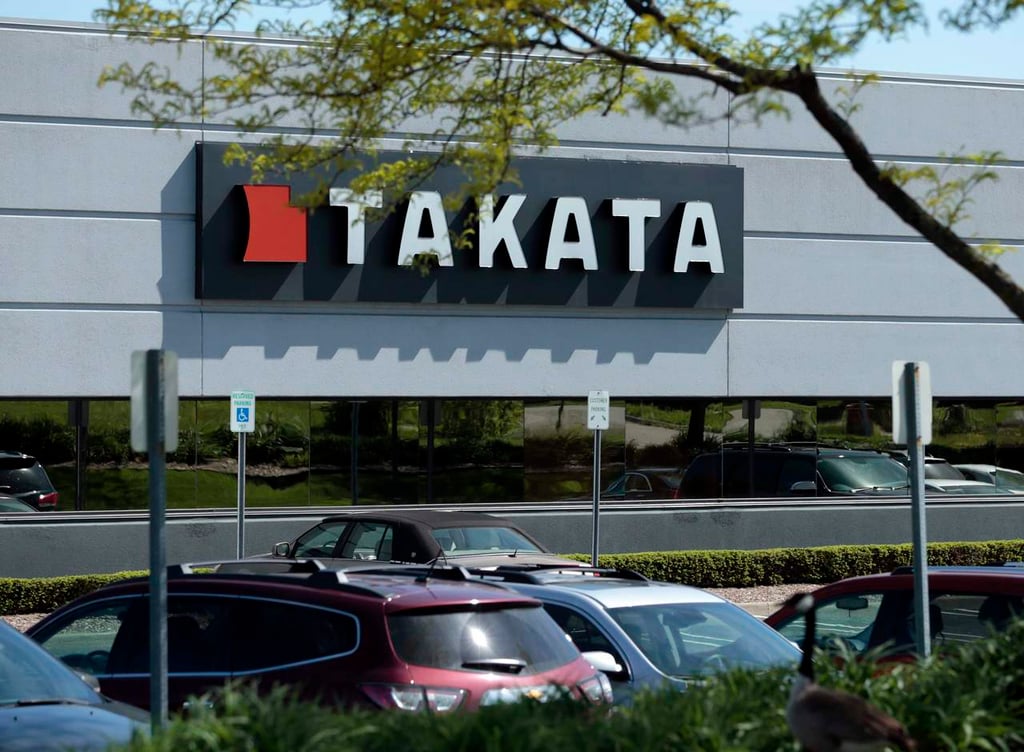 Llaman a revisión 652 mil automóviles con 'airbags' defectuosos de Takata