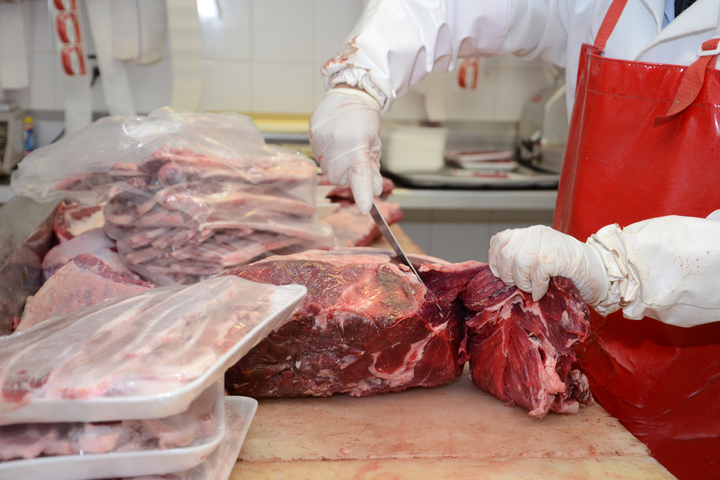 Venta de carne cae 45%