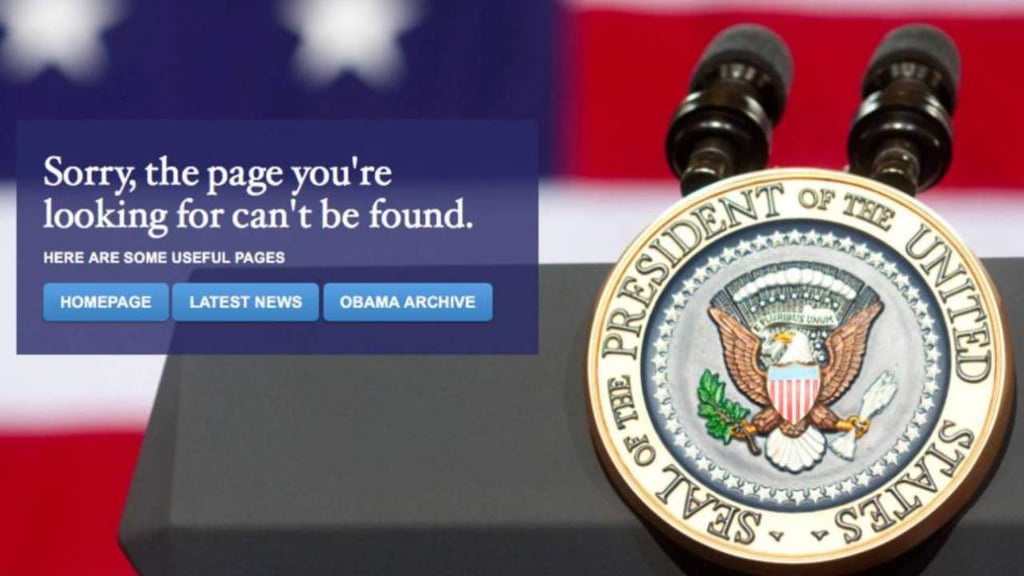 Retiro de contenido en español en pagina de la Casa Blanca es temporal