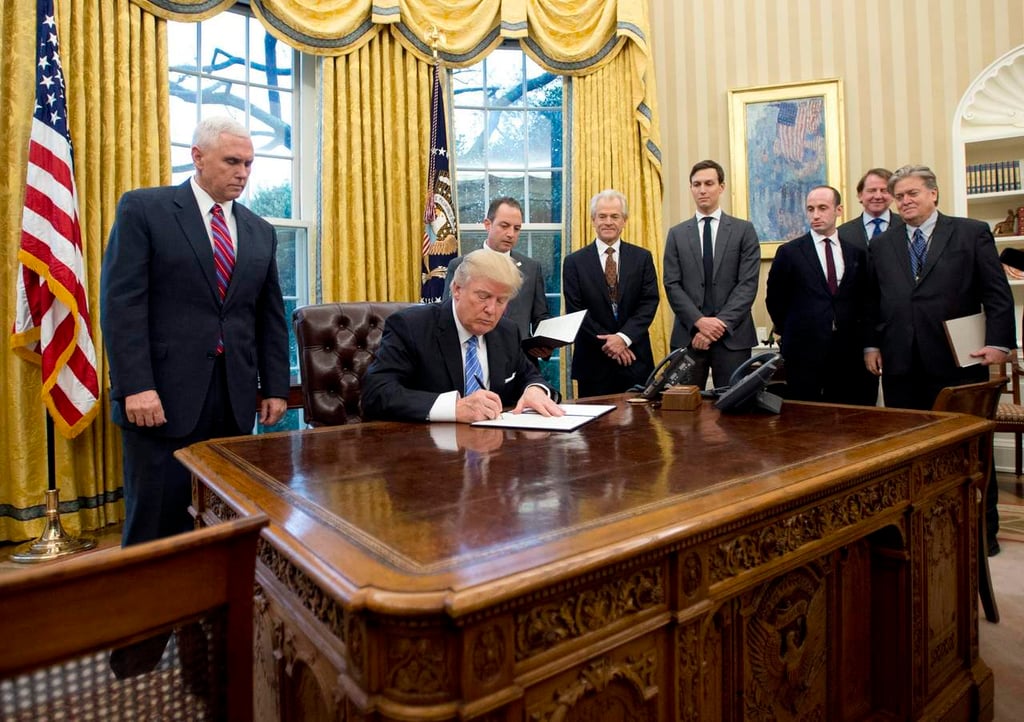 Gabinete de Trump, el más blanco y masculino desde Reagan
