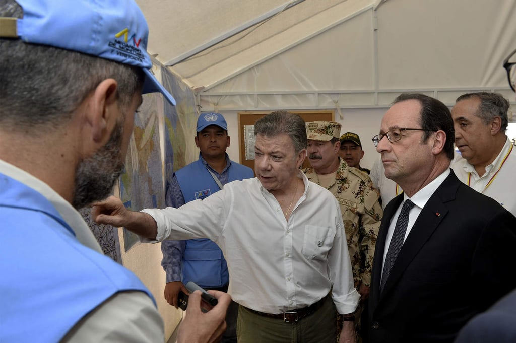 Hollande: Europa asume cuota con paz colombiana