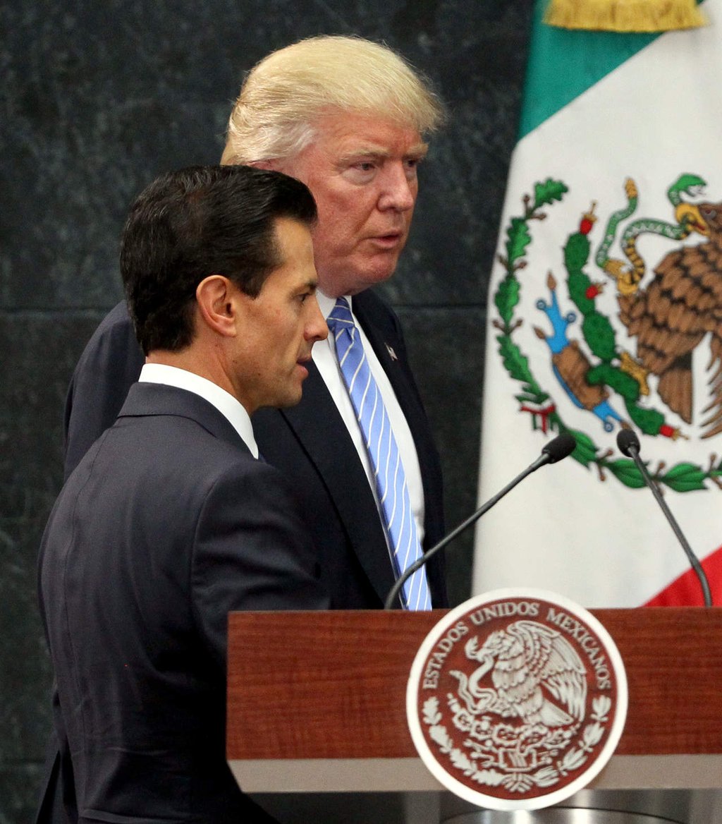 Peña y Trump acuerdan no hablar públicamente sobre muro