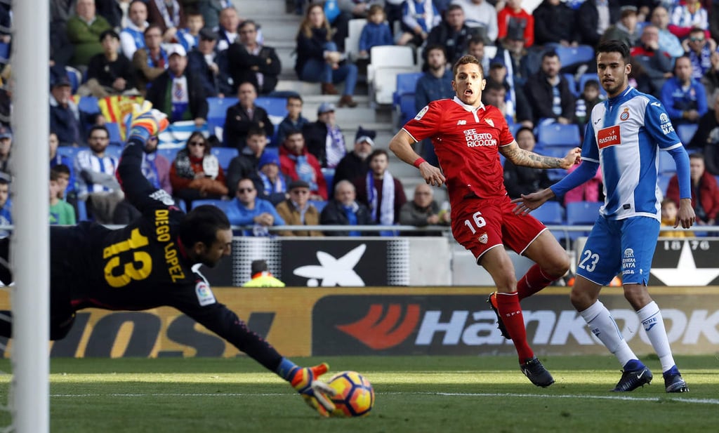 Consigue Espanyol sorprendente triunfo 3-1 ante Sevilla