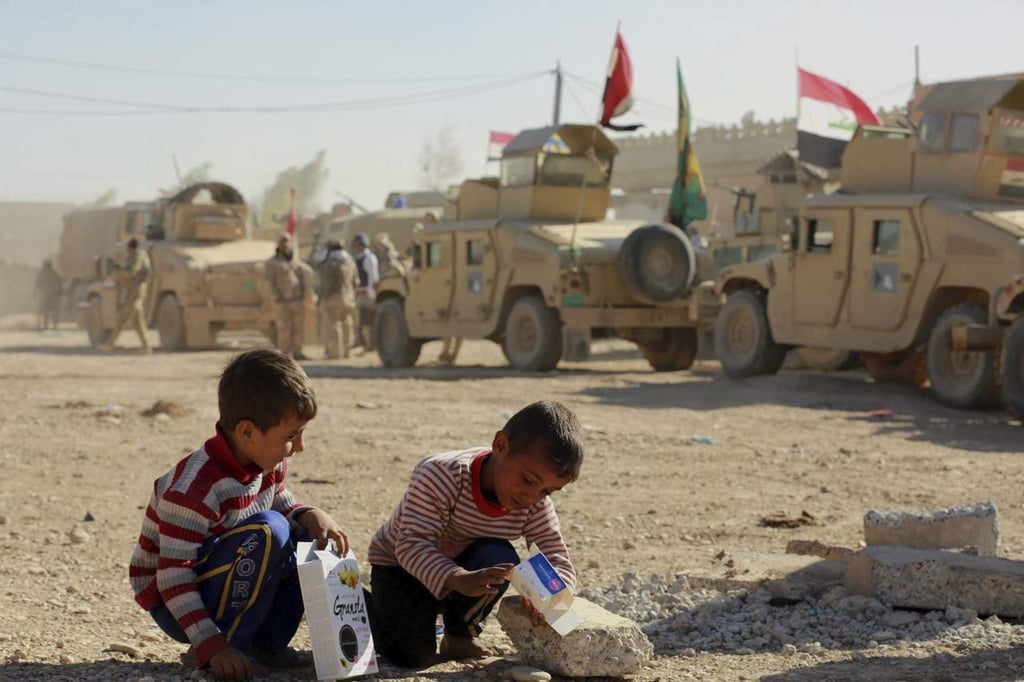 Más de 350 mil niños, atrapados en medio de conflicto de Mosul