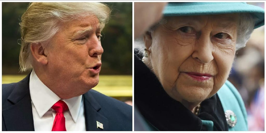 Visita de Trump pondrá en aprietos a la reina Isabel II
