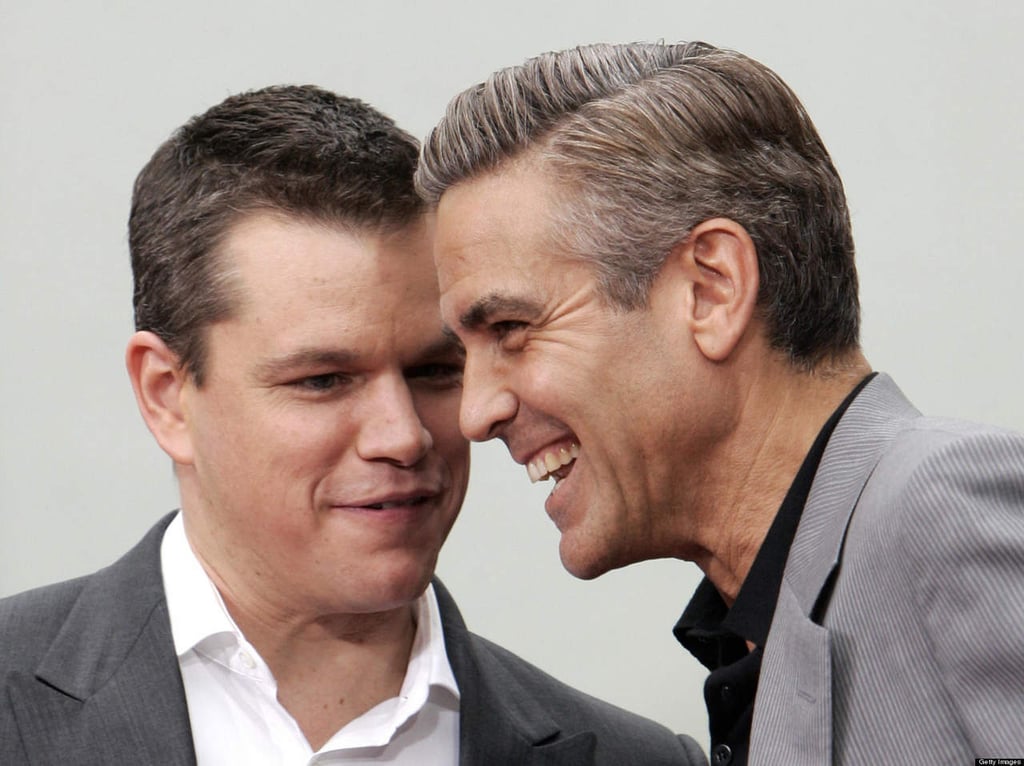 La emoción de Damon al enterarse de que Clooney será papá