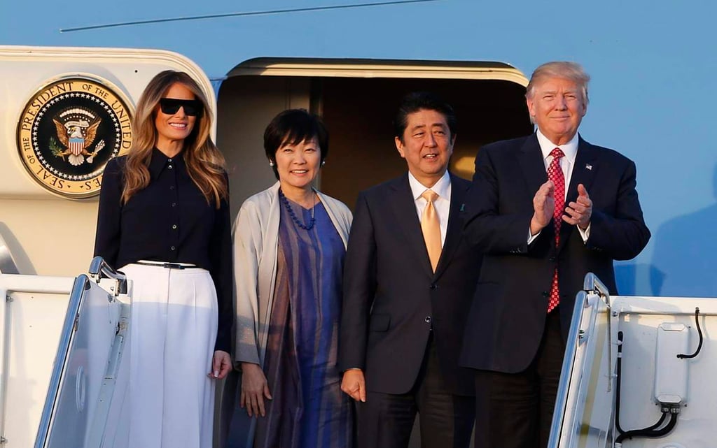 Viajan a Palm Beach Trump y el Primer Ministro de Japón