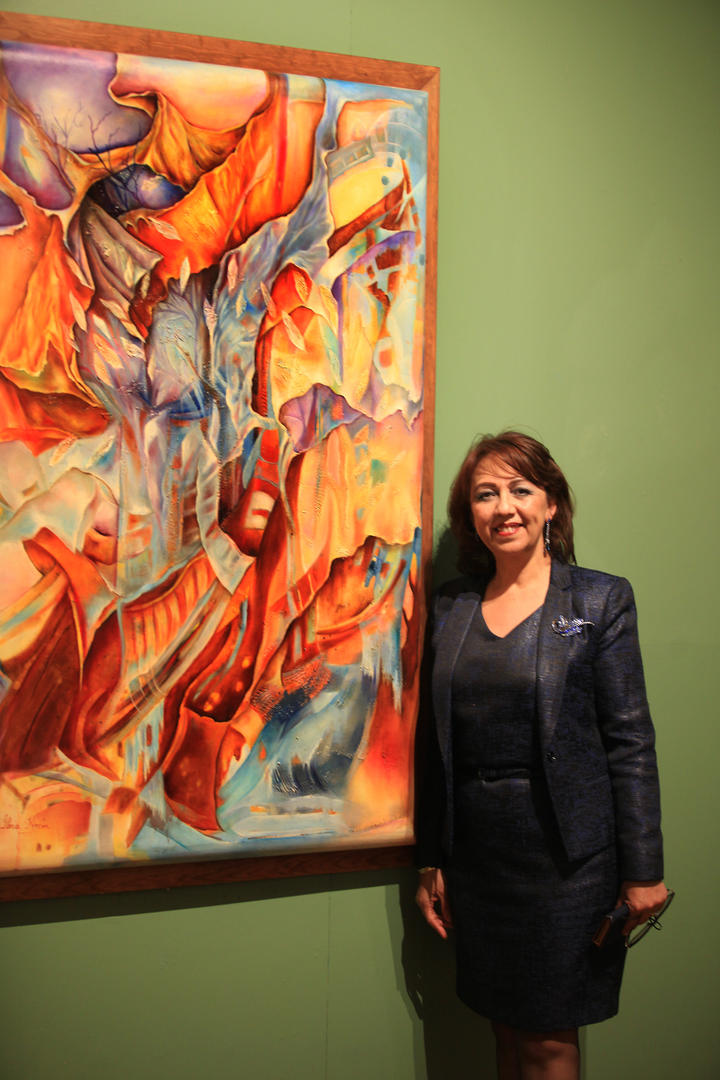 Gloria Rincón rinde homenaje a José Revueltas con exposición pictórica