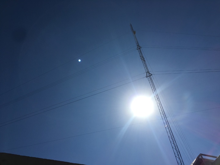 En la capital, días de muy alta radiación