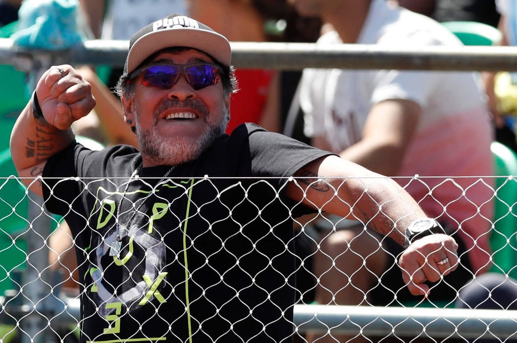 Diego Maradona dice que el futbol argentino 'está quebrado'