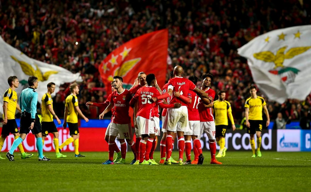 Benfica vence por la mínima a Borussia Dortmund